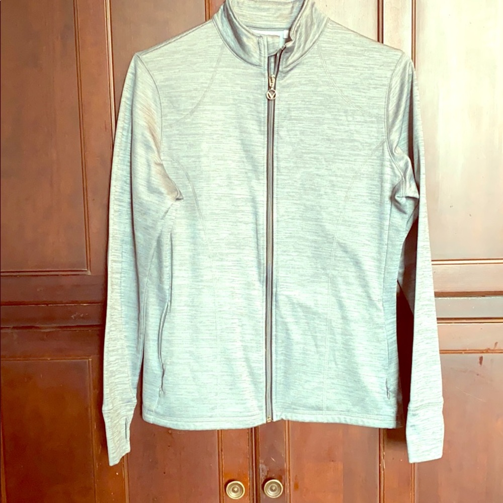 Callaway full zip heather gray med jacket